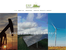 Tablet Screenshot of energyrenewalpartners.com